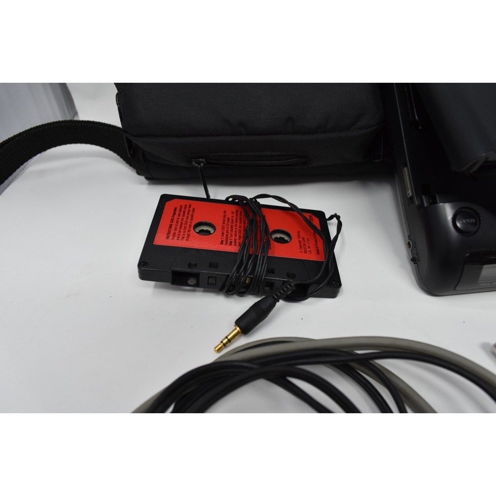 Vintage Sony D-180K Car Discman Portable CD Player Complete Kit Case Adapter - Picture 10 of 10